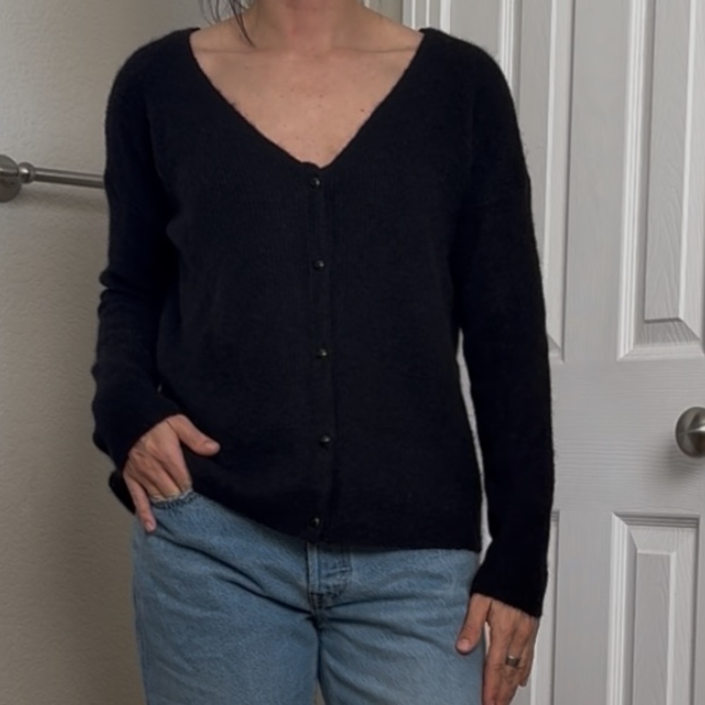 Sezane Black Women's Cardigan